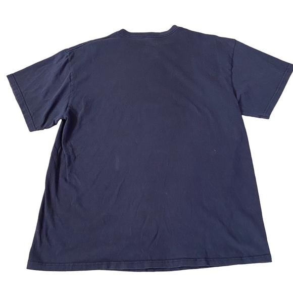 Delta Pro Weight Duck Dynasty Statue of Liberty USA FLAG Navy Blue T-Shirt Sz XL - Picture 3 of 8